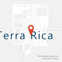 Mapa com localização da Agência AC TERRA RICA