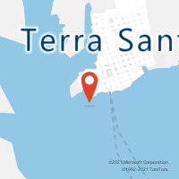 Mapa com localização da Agência AC TERRA SANTA