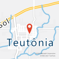 Mapa com localização da Agência AC TEUTONIA
