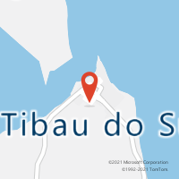 Mapa com localização da Agência AC TIBAU DO SUL