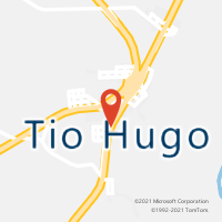 Mapa com localização da Agência AC TIO HUGO