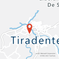 Mapa com localização da Agência AC TIRADENTES