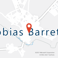 Mapa com localização da Agência AC TOBIAS BARRETO