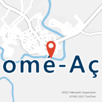 Mapa com localização da Agência AC TOME ACU