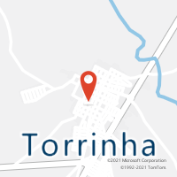 Mapa com localização da Agência AC TORRINHA