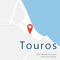 Mapa com localização da Agência AC TOUROS