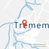 Mapa com localização da Agência AC TREMEMBE