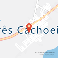 Mapa com localização da Agência AC TRES CACHOEIRAS