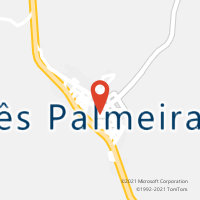 Mapa com localização da Agência AC TRES PALMEIRAS