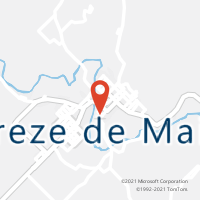 Mapa com localização da Agência AC TREZE DE MAIO