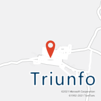 Mapa com localização da Agência AC TRIUNFO