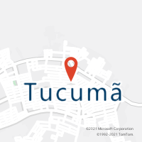 Mapa com localização da Agência AC TUCUMA