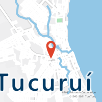 Mapa com localização da Agência AC TUCURUI