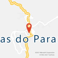 Mapa com localização da Agência AC TUNAS DO PARANA