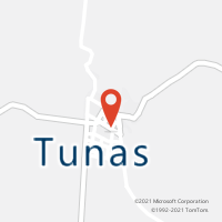 Mapa com localização da Agência AC TUNAS