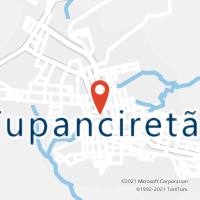 Mapa com localização da Agência AC TUPANCIRETA