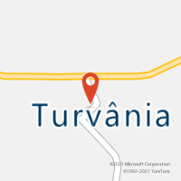 Mapa com localização da Agência AC TURVANIA