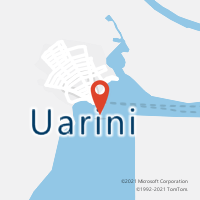 Mapa com localização da Agência AC UARINI
