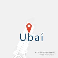 Mapa com localização da Agência AC UBAI