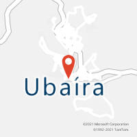 Mapa com localização da Agência AC UBAIRA
