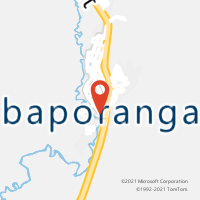 Mapa com localização da Agência AC UBAPORANGA
