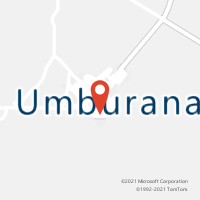 Mapa com localização da Agência AC UMBURANAS