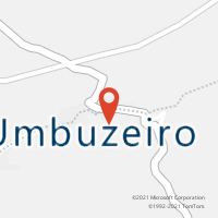 Mapa com localização da Agência AC UMBUZEIRO