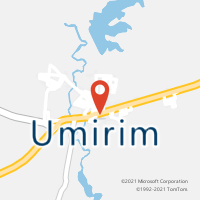 Mapa com localização da Agência AC UMIRIM