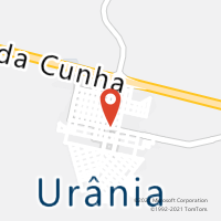 Mapa com localização da Agência AC URANIA
