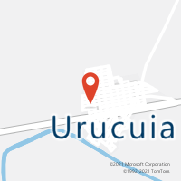 Mapa com localização da Agência AC URUCUIA