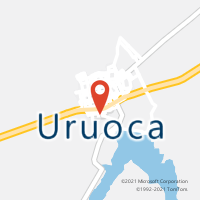 Mapa com localização da Agência AC URUOCA
