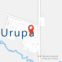Mapa com localização da Agência AC URUPA