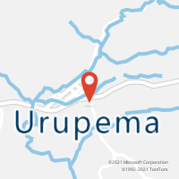 Mapa com localização da Agência AC URUPEMA