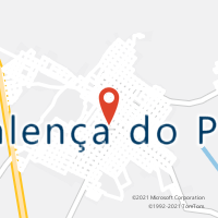 Mapa com localização da Agência AC VALENCA DO PIAUI