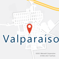 Mapa com localização da Agência AC VALPARAISO