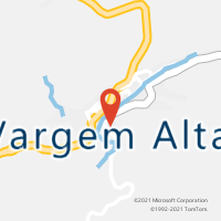 Mapa com localização da Agência AC VARGEM ALTA