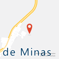 Mapa com localização da Agência AC VARJAO DE MINAS