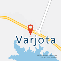 Mapa com localização da Agência AC VARJOTA