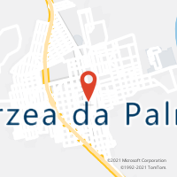 Mapa com localização da Agência AC VARZEA DA PALMA