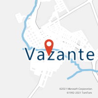 Mapa com localização da Agência AC VAZANTE