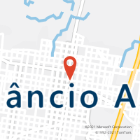 Mapa com localização da Agência AC VENANCIO AIRES