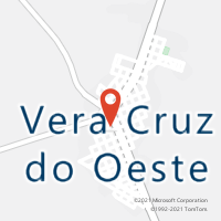 Mapa com localização da Agência AC VERA CRUZ DO OESTE