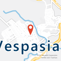 Mapa com localização da Agência AC VESPASIANO