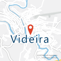 Mapa com localização da Agência AC VIDEIRA