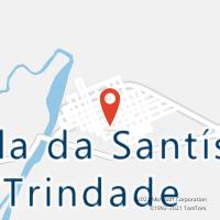Mapa com localização da Agência AC VILA B SANTISSIMA TRINDADE