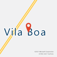 Mapa com localização da Agência AC VILA BOA