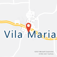 Mapa com localização da Agência AC VILA MARIA