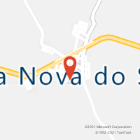 Mapa com localização da Agência AC VILA NOVA DO SUL