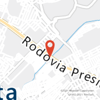 Mapa com localização da Agência AC VILA SAO LUIZ
