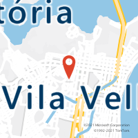 Mapa com localização da Agência AC VILA VELHA